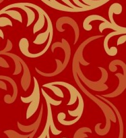 Синтетический ковер Firuse Carved 4397A red
